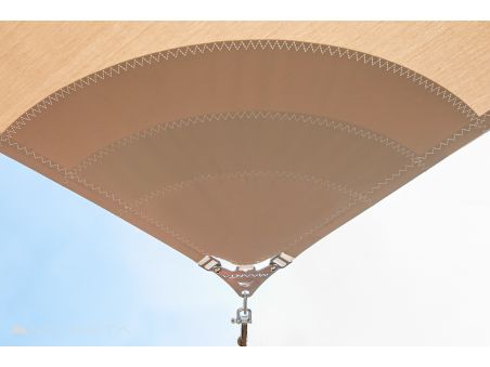 SolariA - das beste Sonnensegel mit Radialschnitt