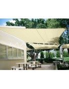 AluSimplE Sonnensegelmast aus Aluminium, Höhenverstellbar Mit