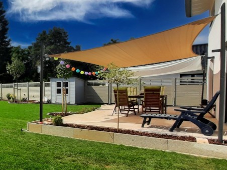 Saill Luftdurchlässig - Premium Sonnensegel mit Hitzeschild und Hagelschutz