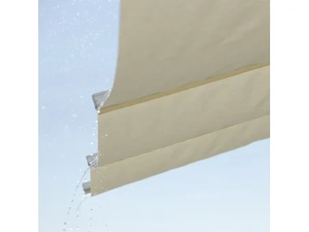 Maistra: die erste faltbare, neigbare und höhenverstellbare Segelmarkise