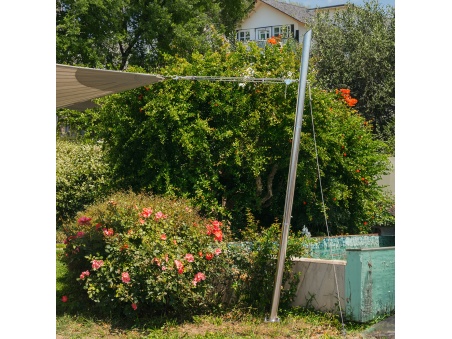 EZ Mast Edelstahl - der AISI 304 Edelstahl-Mast für Sonnensegel