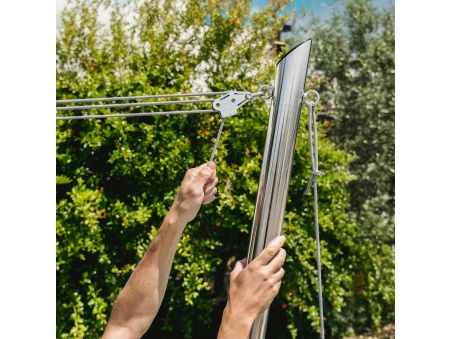 EZ Mast Edelstahl - der AISI 304 Edelstahl-Mast für Sonnensegel