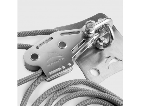 Wandbefestigungskit Muscle x3 Für Sonnensegel mit Zugkraftverstärker durch Flaschenzug