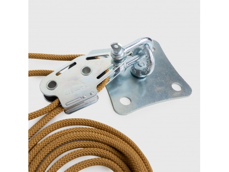 Wandbefestigungskit Muscle x3 Für Sonnensegel mit Zugkraftverstärker durch Flaschenzug