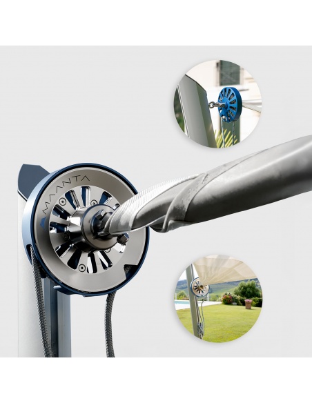 Furler Aufrüst-Kit für Saill und Solaria - rüsten Sie Ihr fixes Segel zu einem aufrollbaren Sonnensegel auf