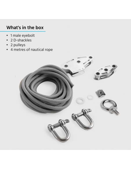 Muscle x3 Pole Zusätzliches Kit für Sonnensegelmasten