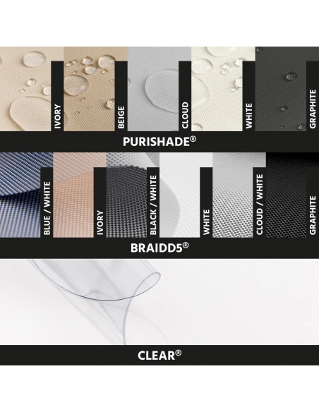 Stoffmuster Senkrechtmarkisen