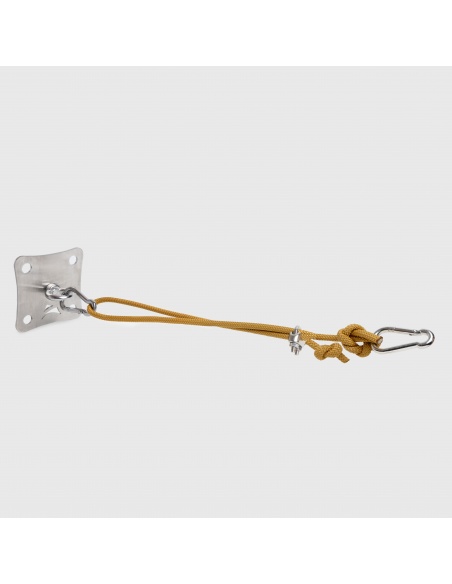 Kit Wandbefestigung SimplE Für Sonnensegel 1 Spanner, 1 Platte und 2m Segeltau
