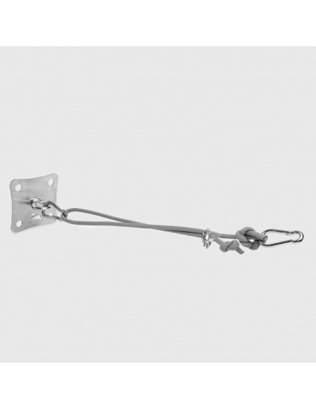 Kit Wandbefestigung SimplE Für Sonnensegel 1 Spanner, 1 Platte und 2m