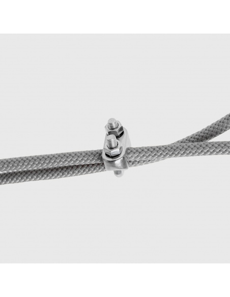 Kit Wandbefestigung SimplE Für Sonnensegel 1 Spanner, 1 Platte und 2m Segeltau