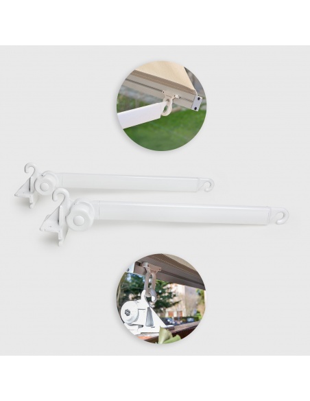 Arme für Senkrechtmarkisen Universell Robust & Stabil