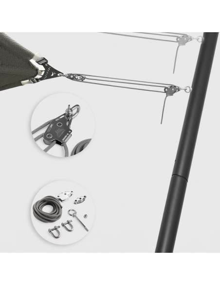 EZ Muscle x3 Pole: Spannset für Sonnensegel | Maanta