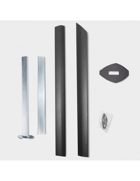 Alu Simple: Der Mast für Ihr motorisiertes aufrollbares Sonnensegel Zefira