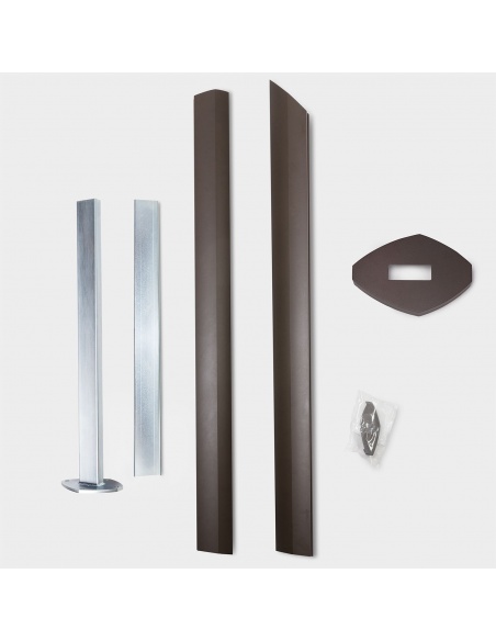 Alu Simple: Der Mast für Ihr motorisiertes aufrollbares Sonnensegel Zefira