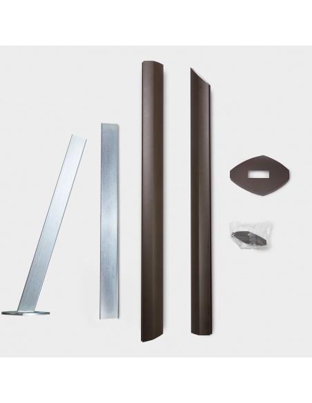 Alu Simple: Der Mast für Ihr motorisiertes aufrollbares Sonnensegel Zefira