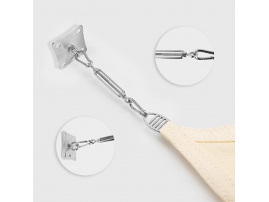 EZ Wall Fix - Einstiegsset zur Befestigung von Sonnensegeln an der Wand