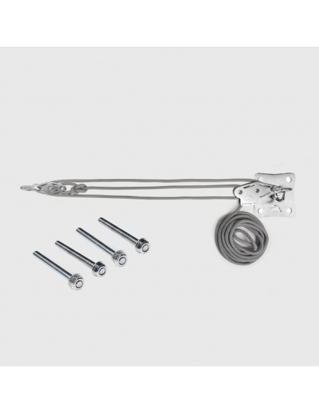 Wandbefestigungskit Muscle x3 Für Sonnensegel mit Zugkraftverstärker durch Flaschenzug