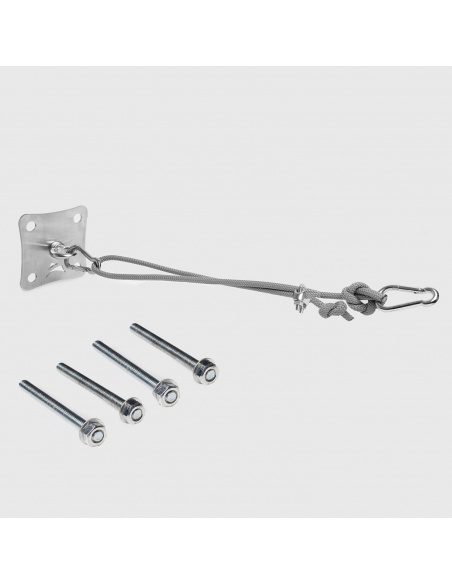 Kit Wandbefestigung SimplE Für Sonnensegel 1 Spanner, 1 Platte und 2m Segeltau