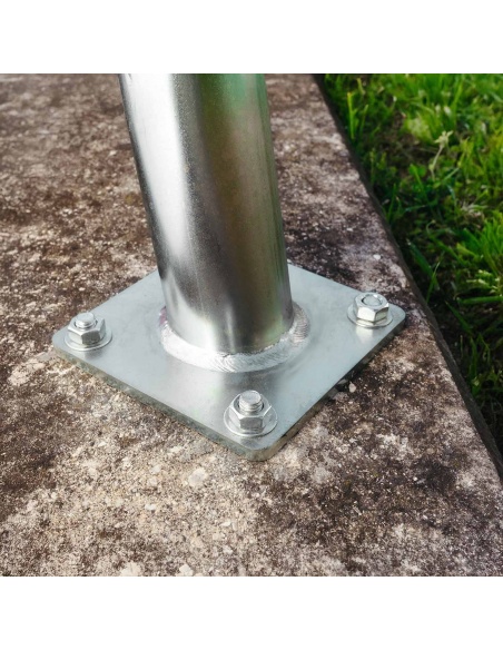 Set 4 Gewindestangen aus verzinktem Stahl M12  Länge 13 cm