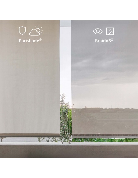 Reef Roll Senkrechtmarkise Mit Seilführung Nach Maß