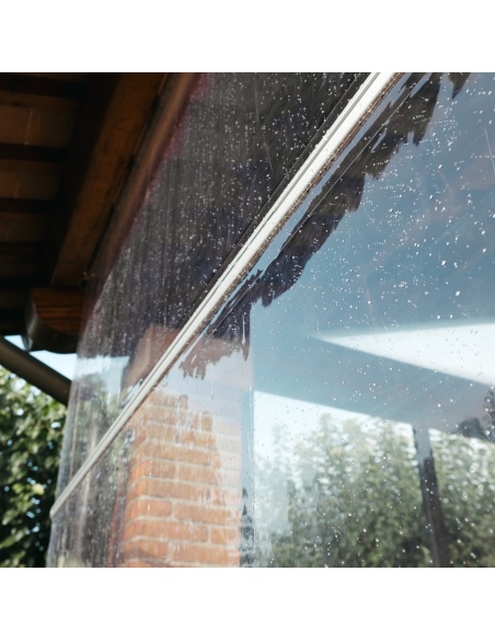 Easy Clear - Transparente Senkrechtmarkise Wetterschutzrollo