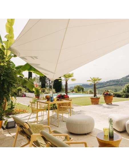 Solaria Furl Wasserdicht: Aufrollbares Sonnensegel mit Radialschnitt