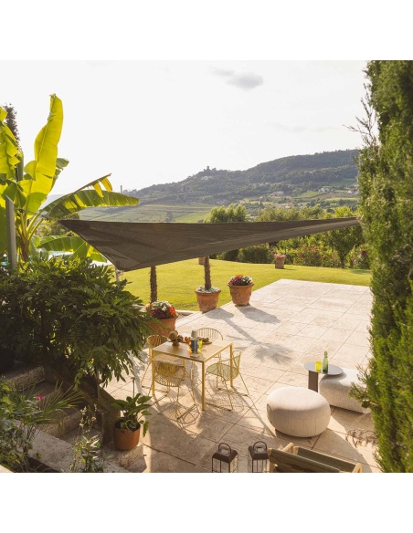 SolariA luftdurchlässig - unser beste Sonnensegel mit Radialschnitt