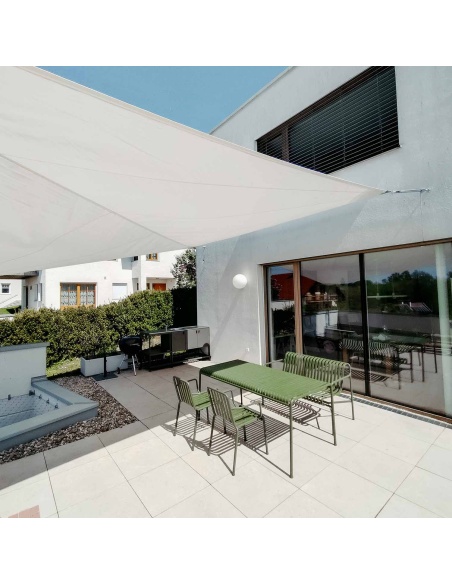Solaria - unser bestes wasserdichtes Sonnensegel mit Radialschnitt