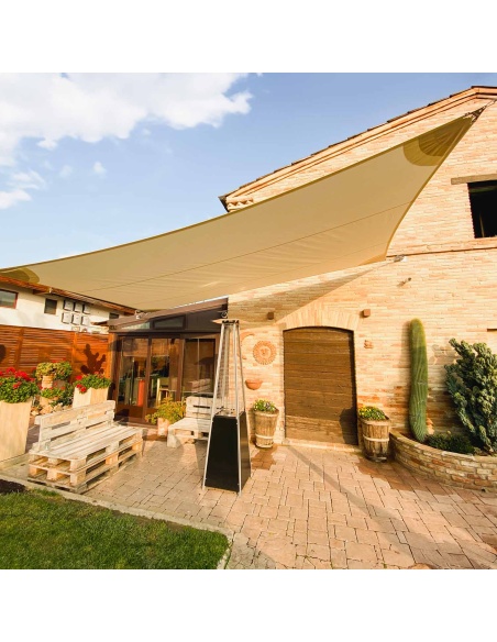 Saill wasserdicht - Premium-Ganzjahressegel Rechteck, Quadrat oder Dreieck