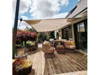 Solaria +Plus Furl Wasserdicht - Die Weiterentwicklung unseres besten aufrollbaren Sonnensegels