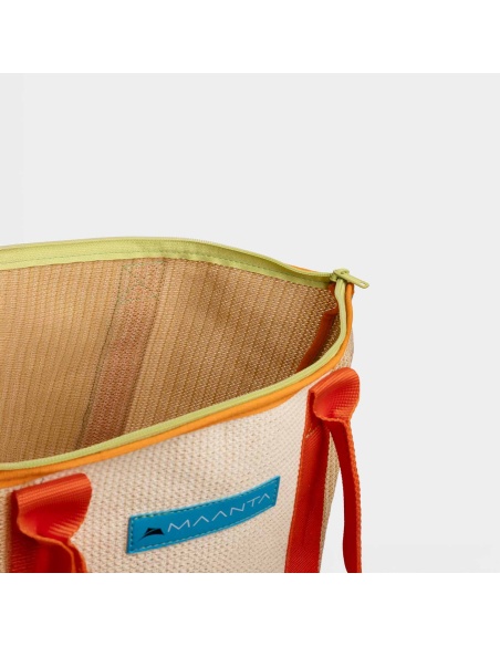 Strandtasche Geflochten Aus Segeltuch: Recycling, Upcycling