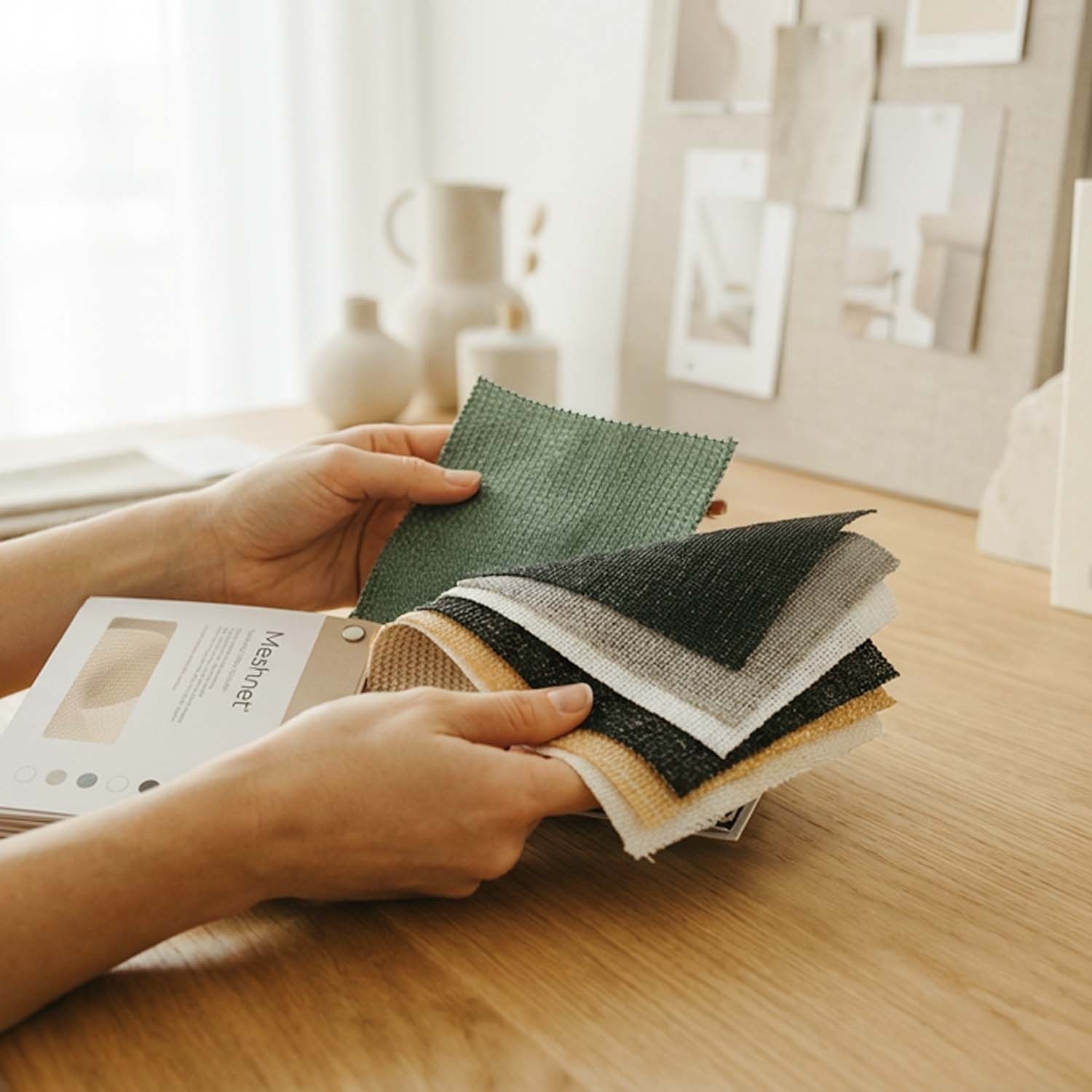 Stoffmuster für Premium Sonnensegel -