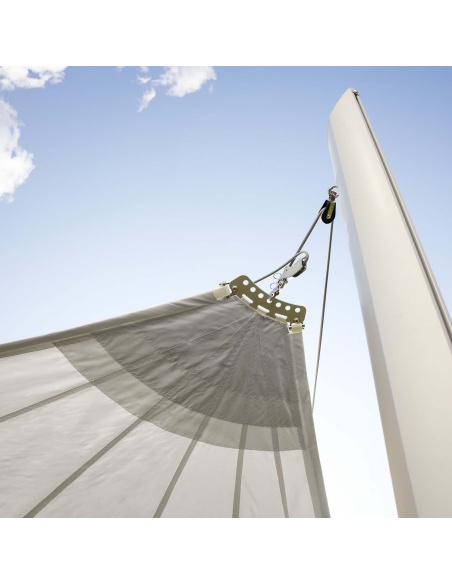 Zefira Automatisch Aufrollbares Sonnensegel, elektrisch mit Solarpanel