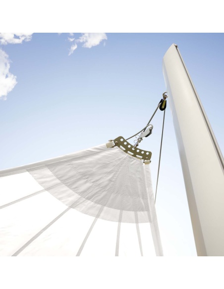 Zefira Automatisch Aufrollbares Sonnensegel, elektrisch mit Solarpanel