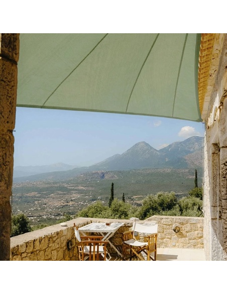 SolariA luftdurchlässig - unser beste Sonnensegel mit Radialschnitt