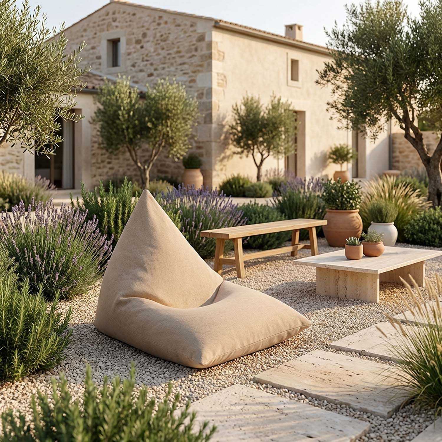 Thera: Sitzsack Outdoor Wasserdicht und Waschbarer Sitzsack 2