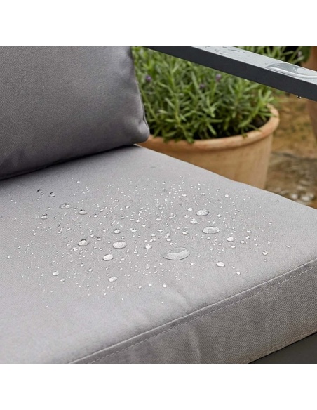 Siena Gartenlounge Set aus Aluminium modern