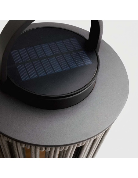 Marinea: Außenleuchte aus geflochtenem Seil