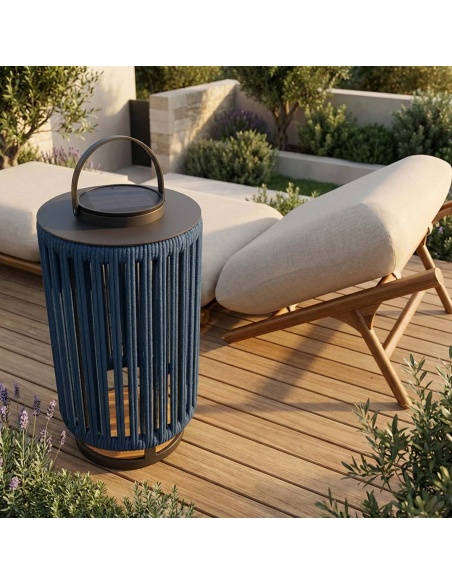 Marinea: Außenleuchte aus geflochtenem Seil