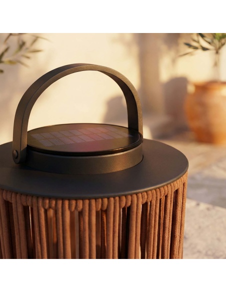 Marinea: Außenleuchte aus geflochtenem Seil