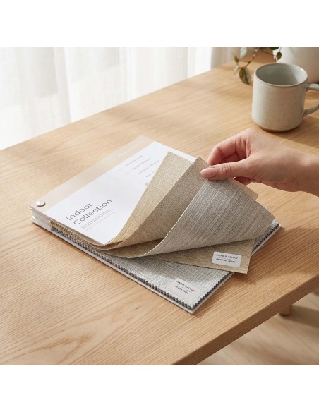 Recta: Rollo mit geometrischer Designplatte