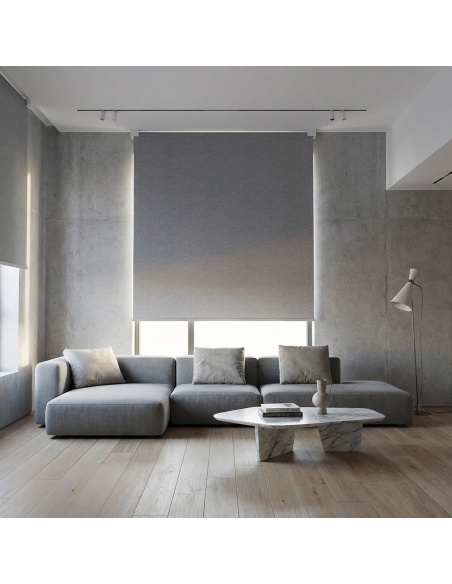 Recta: Rollo mit geometrischer Designplatte