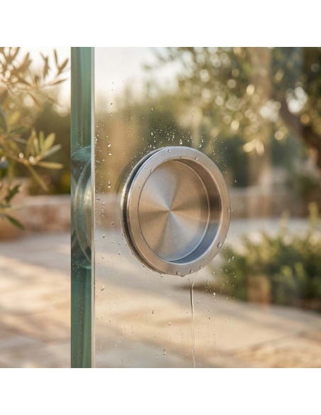 Glasschiebetüren für Lyra T6 - Pergola mit Glas geschlossen