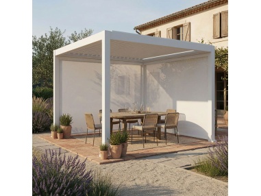 Manual Zip Screen - ZIP-Senkrechtmarkise für Pergola Lyra T6