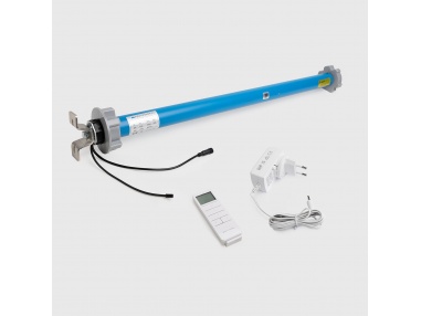 Motor + 12v Ladegerät + Fernbedienung für Outdoor Senkrechtmarkisen