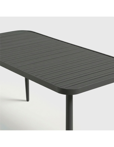 Conviva: Gartenesstisch aus Aluminium