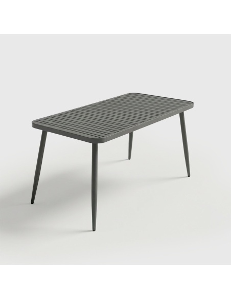 Conviva: Gartenesstisch aus Aluminium