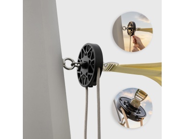 EZ Furl – Universelles Aufrollsystem für Sonnensegel