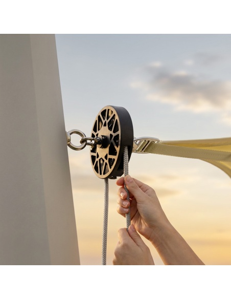 EZ Furl – Universelles Aufrollsystem für Sonnensegel