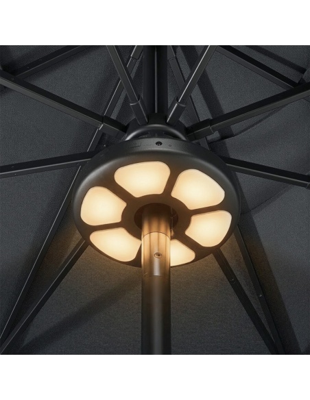 LED-Klemmleuchte für Sonnenschirm - Kompatibel mit Klika und Lybra